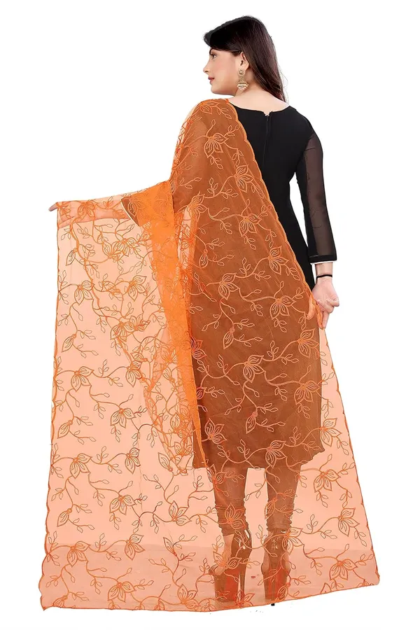 Designer_Women_Nylon_Net_Fancy_Embroidered_Dupatta_For_Women_Girl