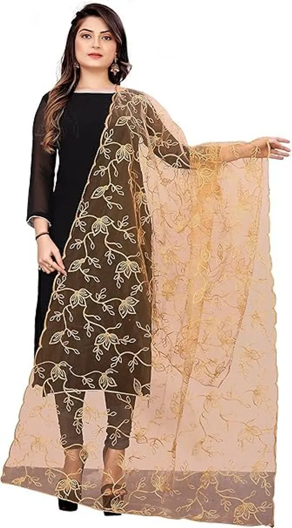 Designer_Women_Nylon_Net_Fancy_Embroidered_Dupatta_For_Women_Girl