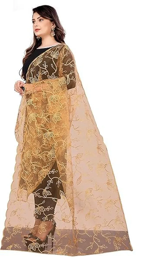 Designer_Women_Nylon_Net_Fancy_Embroidered_Dupatta_For_Women_Girl