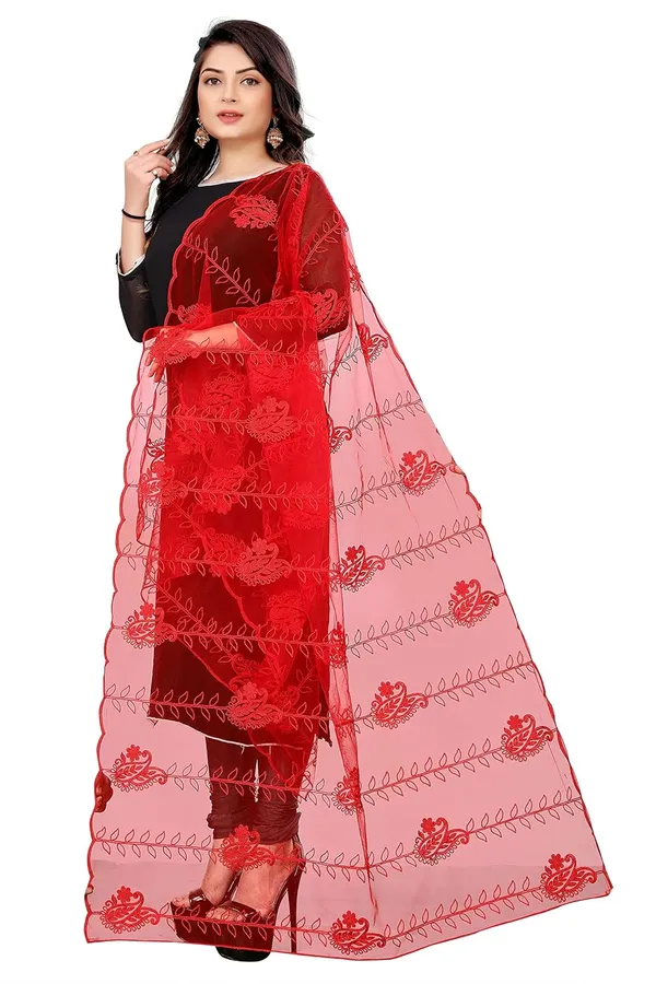 Designer_Women_Nylon_Net_Fancy_Embroidered_Dupatta_For_Women_Girl