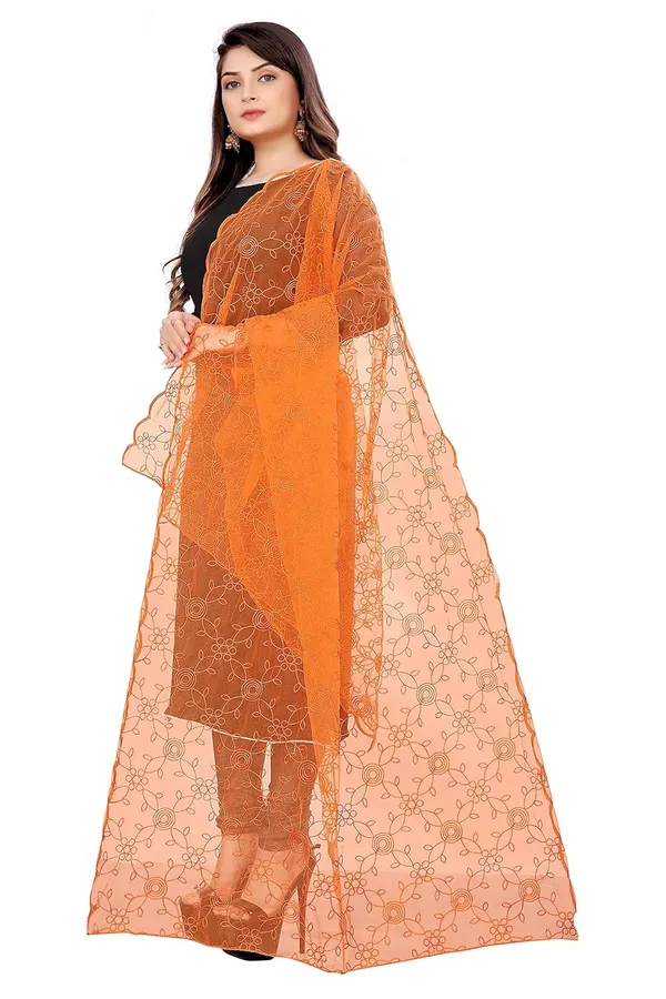Designer_Women_Nylon_Net_Fancy_Embroidered_Dupatta_For_Women_Girl