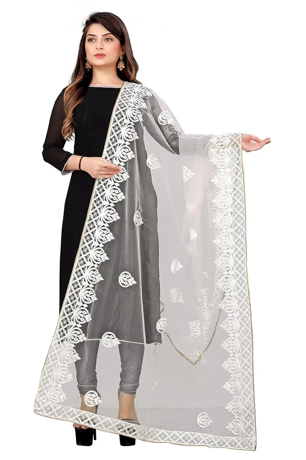 Designer_Women_Nylon_Net_Fancy_Embroidered_Dupatta_For_Women_Girls