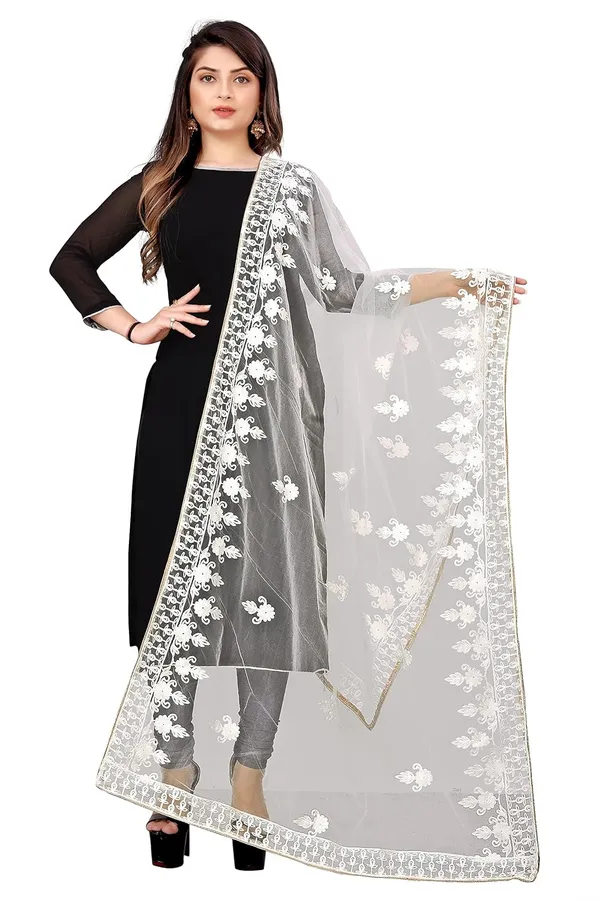 Designer_Women_Nylon_Net_Fancy_Embroidered_Dupatta_For_Women_Girls