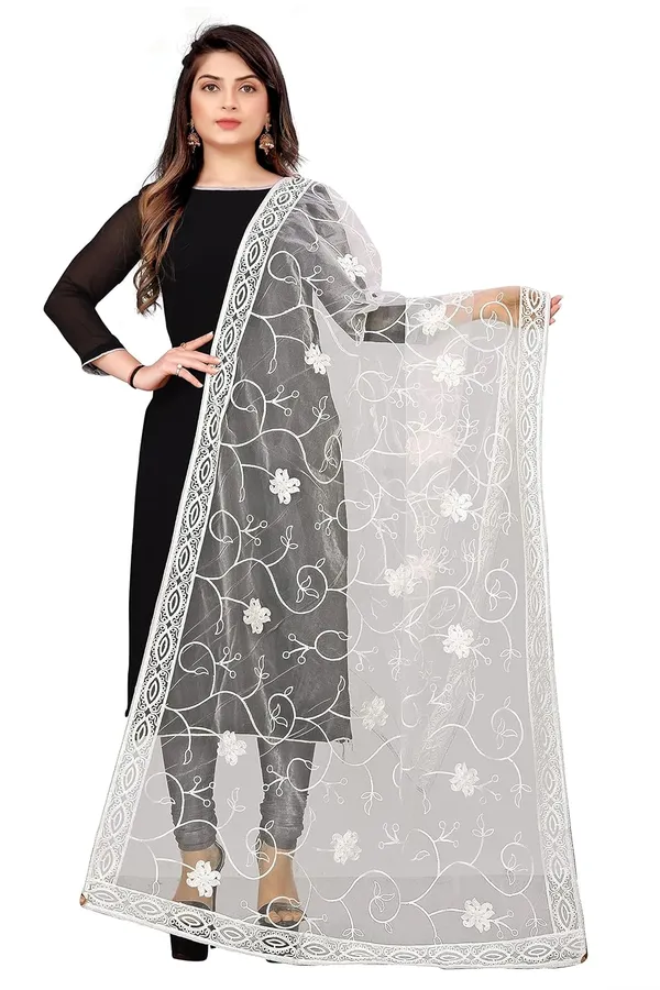 Designer_Women_Nylon_Net_Fancy_Embroidered_Dupatta_For_Women_Girls