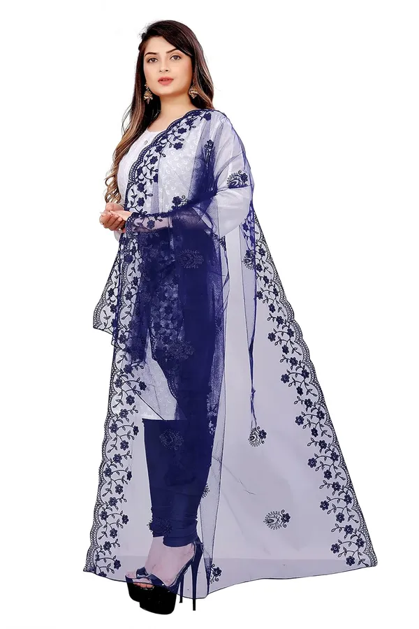 Designer_Women_Nylon_Net_Fancy_Embroidered_Dupatta_For_Women_Girl