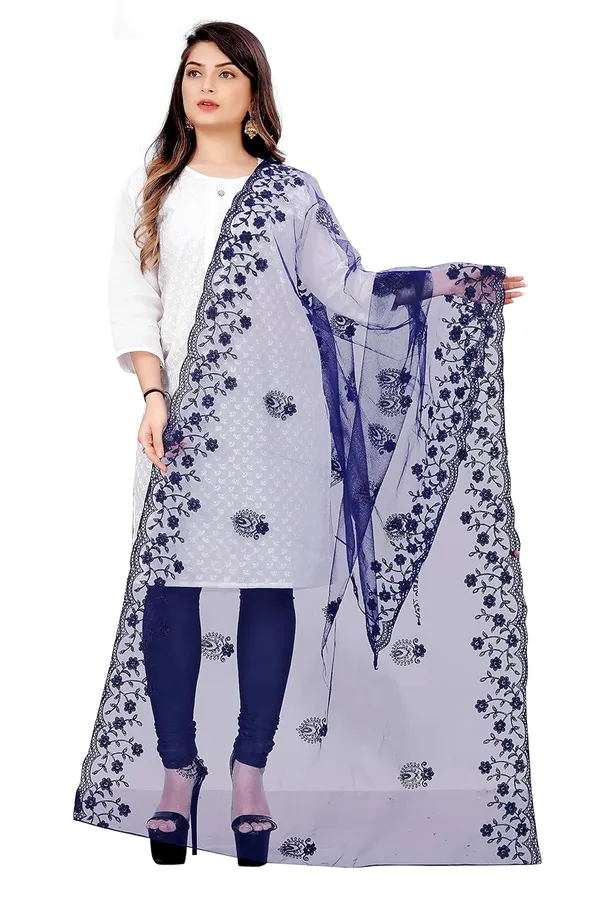 Designer_Women_Nylon_Net_Fancy_Embroidered_Dupatta_For_Women_Girl
