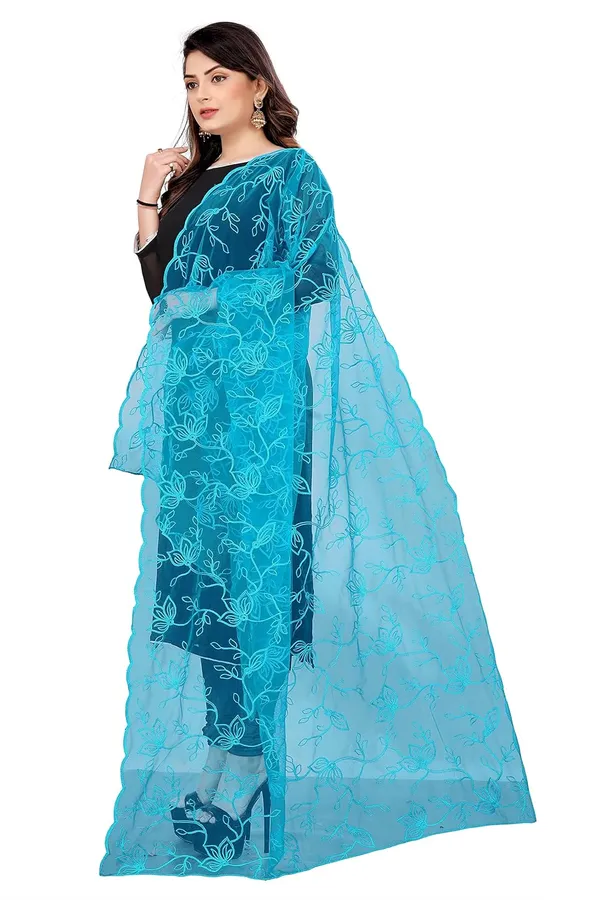 Designer_Women_Nylon_Net_Fancy_Embroidered_Dupatta_For_Women_Girl