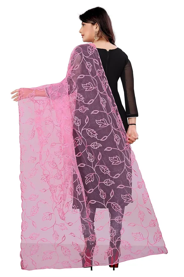 Designer_Women_Nylon_Net_Fancy_Embroidered_Dupatta_For_Women_Girl