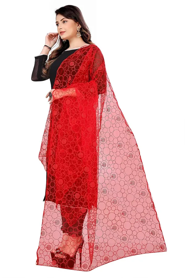 Designer_Women_Nylon_Net_Fancy_Embroidered_Dupatta_For_Women_Girl
