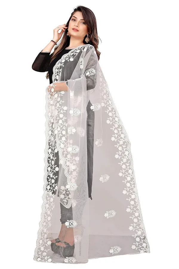 Designer_Women_Nylon_Net_Fancy_Embroidered_Dupatta_For_Women_Girl