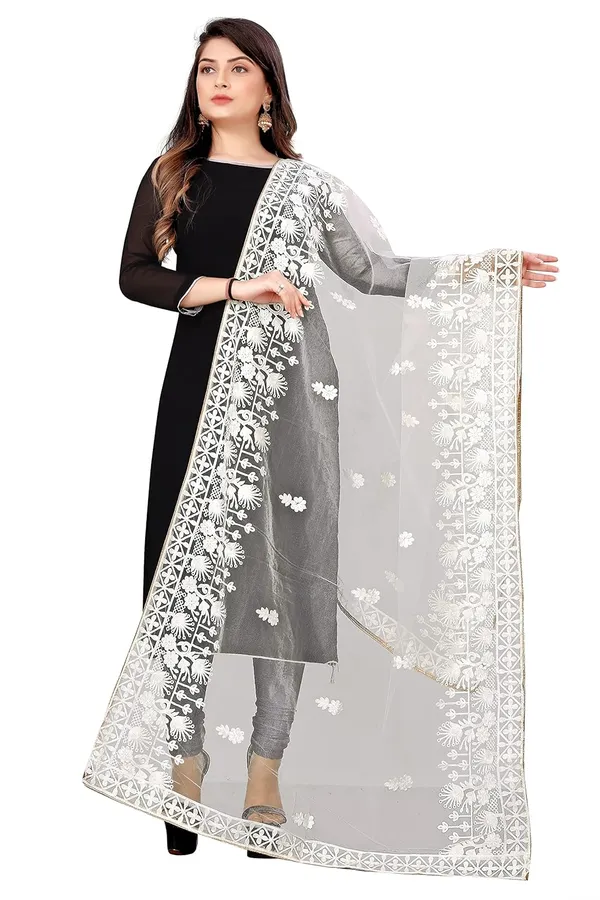 Designer_Women_Nylon_Net_Fancy_Embroidered_Dupatta_For_Women_Girls