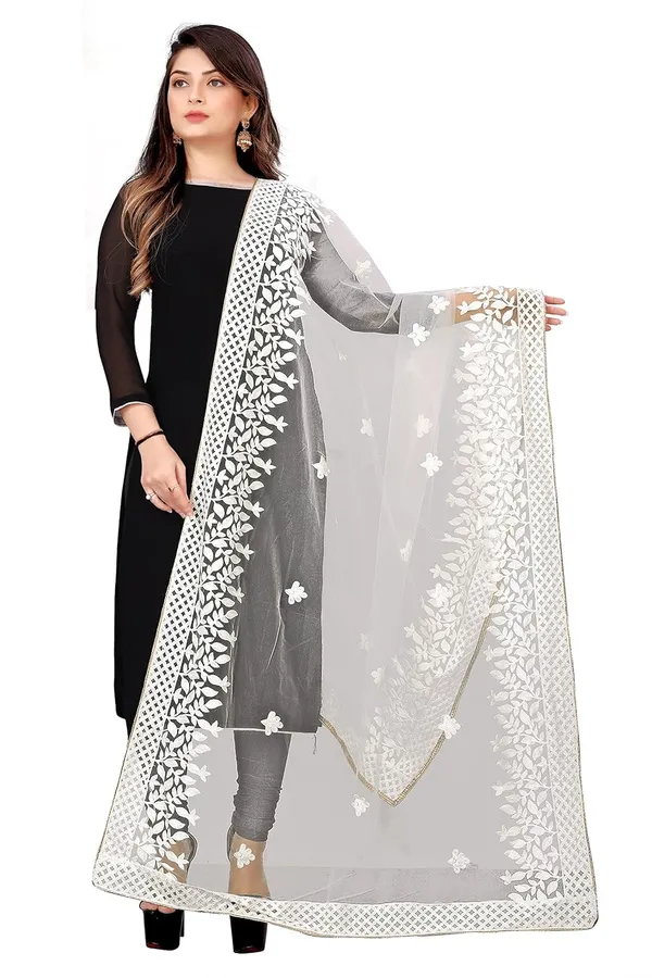 Designer_Women_Nylon_Net_Fancy_Embroidered_Dupatta_For_Women_Girls