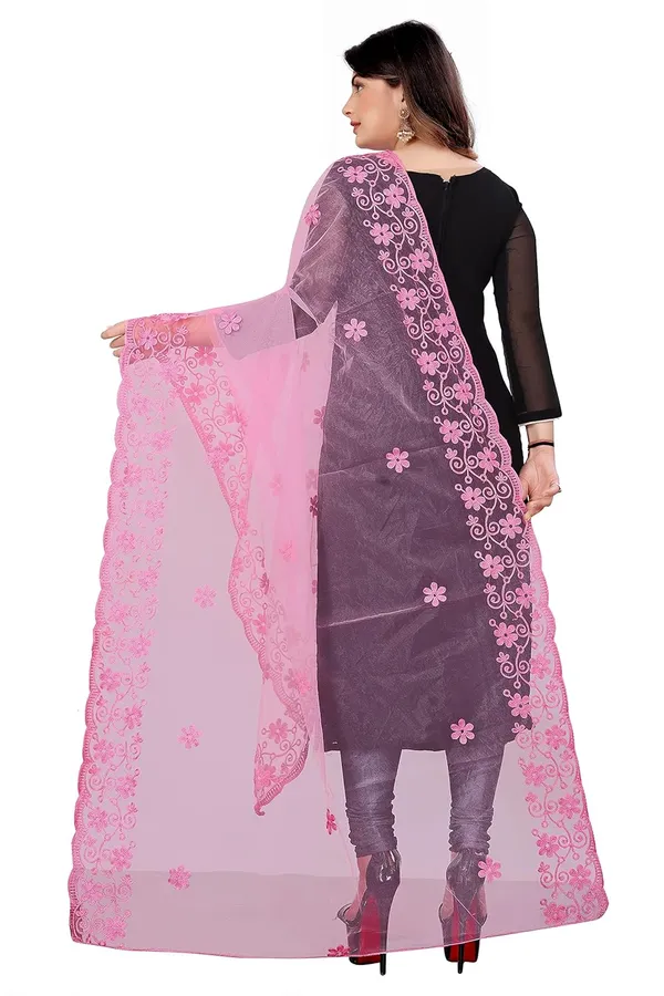Designer_Women_Nylon_Net_Fancy_Embroidered_Dupatta_For_Women_Girl