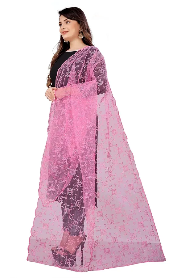 Designer_Women_Nylon_Net_Fancy_Embroidered_Dupatta_For_Women_Girl