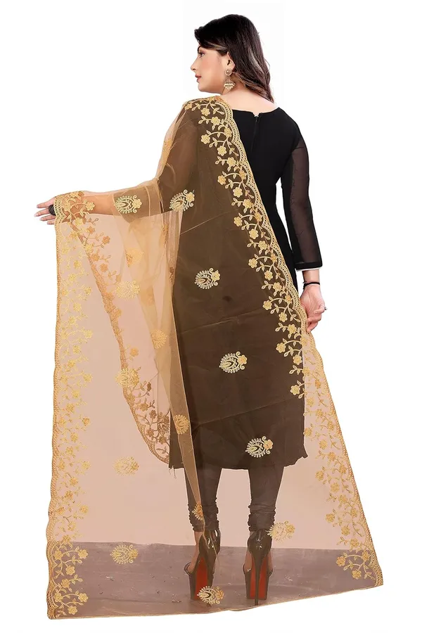 Designer_Women_Nylon_Net_Fancy_Embroidered_Dupatta_For_Women_Girl