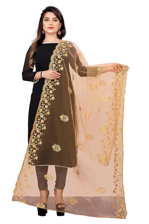 Designer_Women_Nylon_Net_Fancy_Embroidered_Dupatta_For_Women_Girl