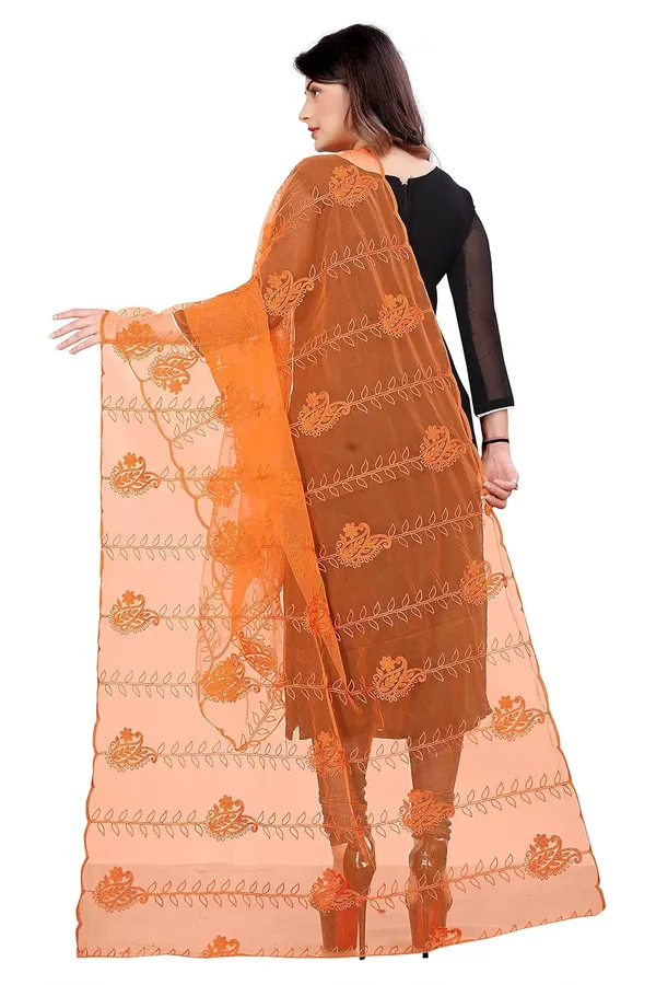 Designer_Women_Nylon_Net_Fancy_Embroidered_Dupatta_For_Women_Girl