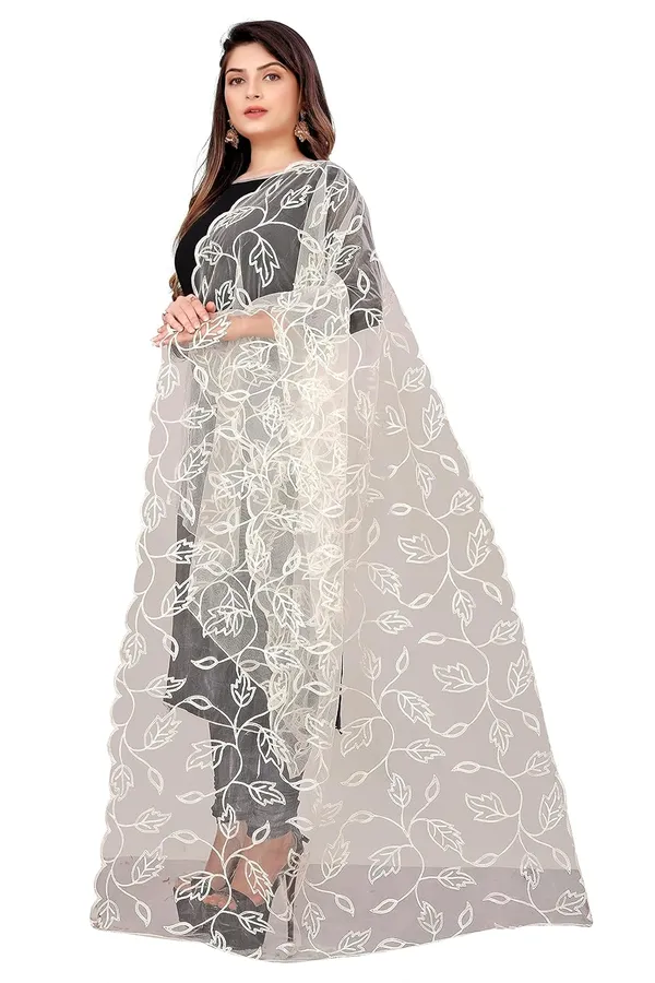 Product_Summary_Akshar_Llc_Designer_Women_Nylon_Net_Fancy_Embroidered_Dupatta_For_Women_Girl