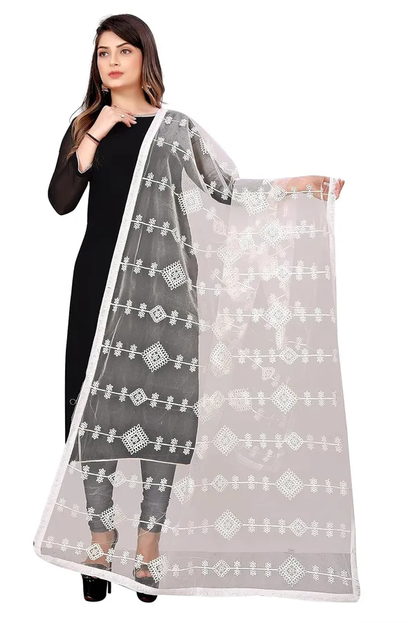 Designer_Women_Nylon_Net_Fancy_Embroidered_Dupatta_For_Women_Girls