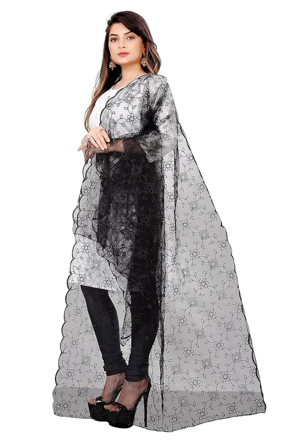 Product_Summary_Akshar_Llc_Designer_Women_Nylon_Net_Fancy_Embroidered_Dupatta_For_Women_Girl