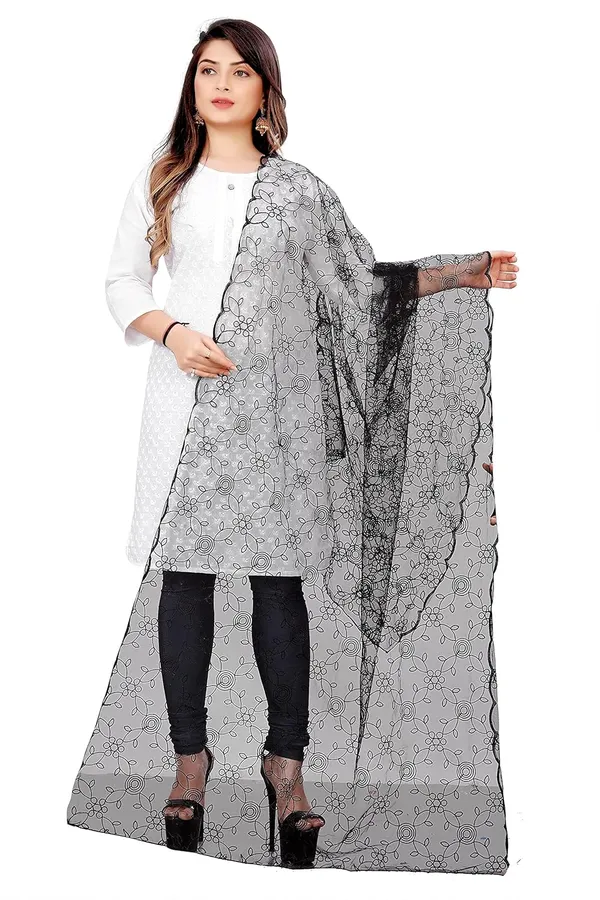 Product_Summary_Akshar_Llc_Designer_Women_Nylon_Net_Fancy_Embroidered_Dupatta_For_Women_Girl