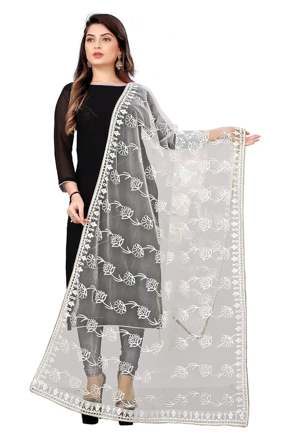 Designer_Women_Nylon_Net_Fancy_Embroidered_Dupatta_For_Women_Girls
