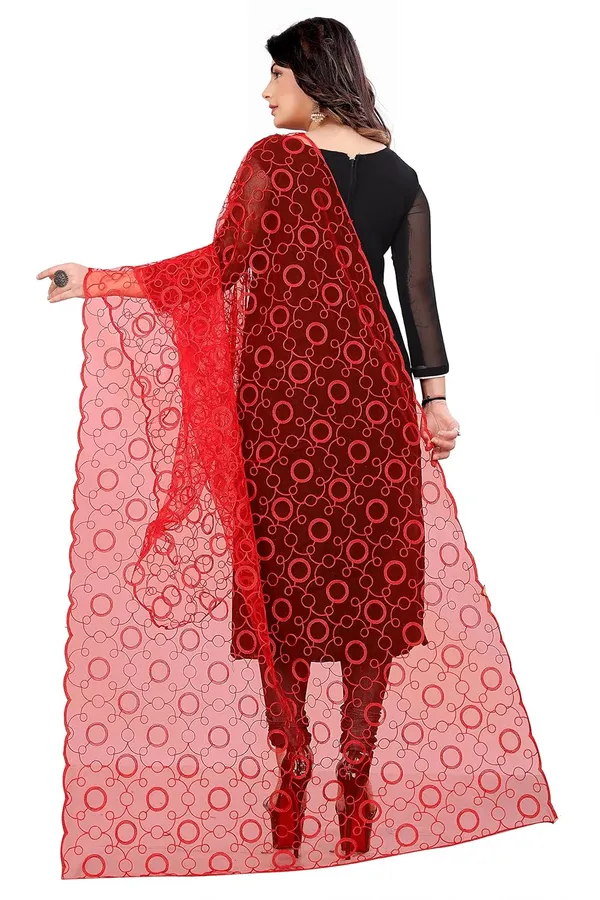 Designer_Women_Nylon_Net_Fancy_Embroidered_Dupatta_For_Women_Girl