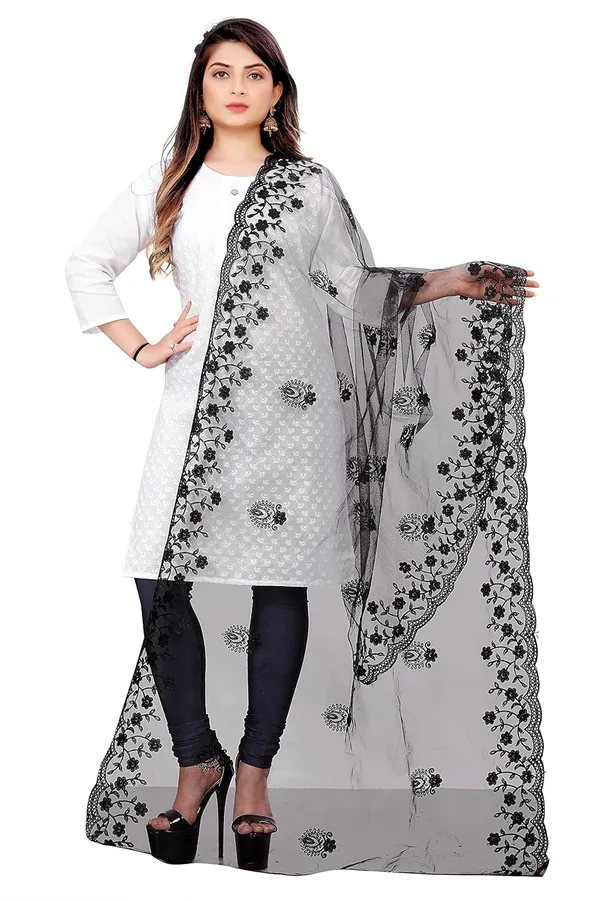 Women_Nylon_Net_Embroidered_Dupatta