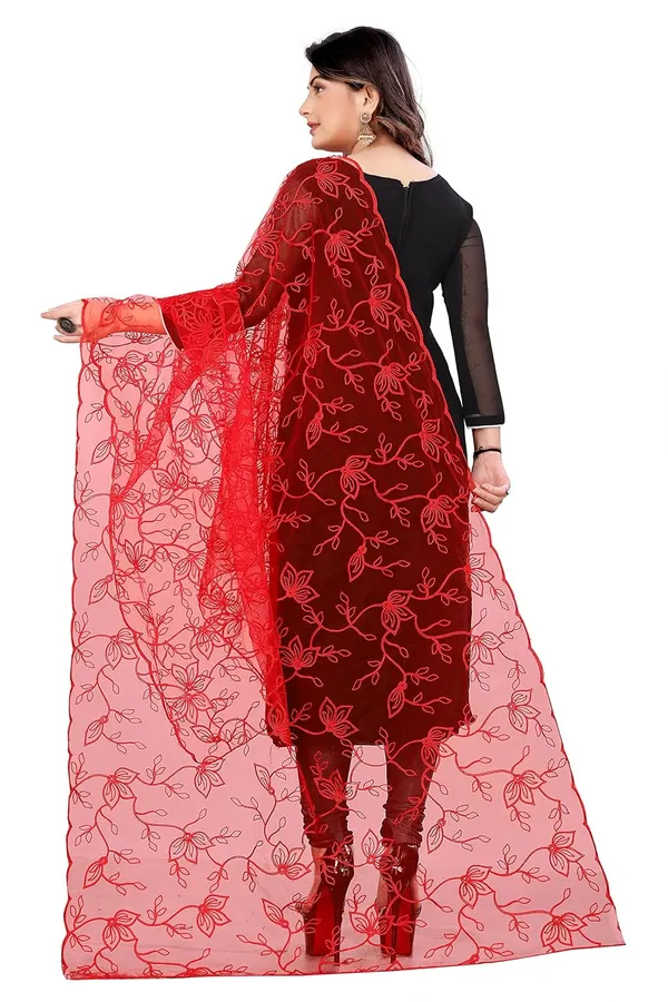 Designer_Women_Nylon_Net_Fancy_Embroidered_Dupatta_For_Women_Girl