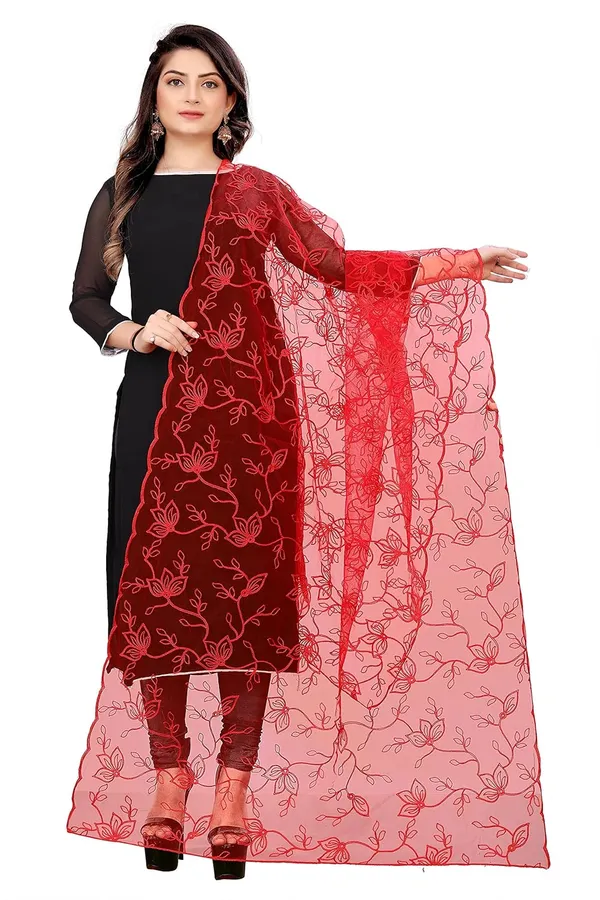 Designer_Women_Nylon_Net_Fancy_Embroidered_Dupatta_For_Women_Girl