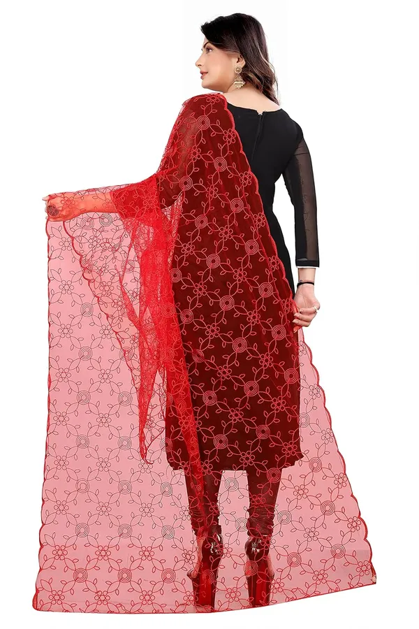 Designer_Women_Nylon_Net_Fancy_Embroidered_Dupatta_For_Women_Girl