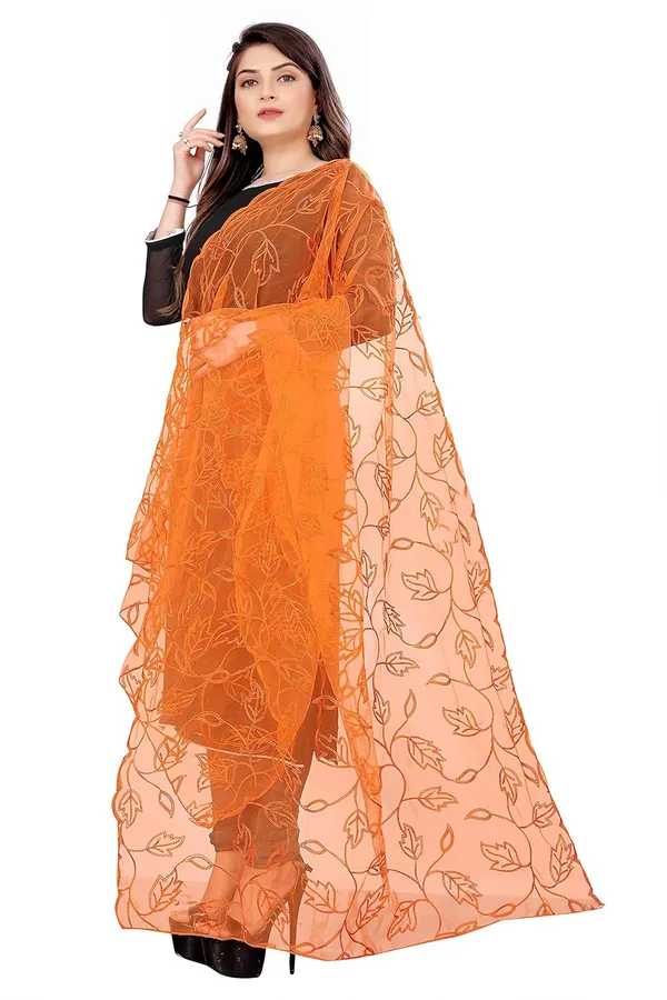 Designer_Women_Nylon_Net_Fancy_Embroidered_Dupatta_For_Women_Girl