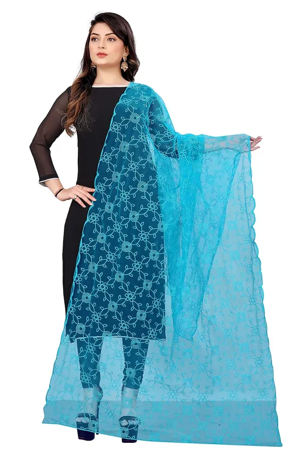 Product_Summary_Akshar_Llc_Designer_Women_Nylon_Net_Fancy_Embroidered_Dupatta_For_Women_Girl