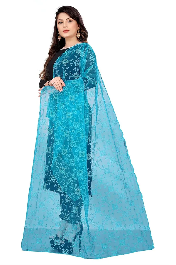 Product_Summary_Akshar_Llc_Designer_Women_Nylon_Net_Fancy_Embroidered_Dupatta_For_Women_Girl