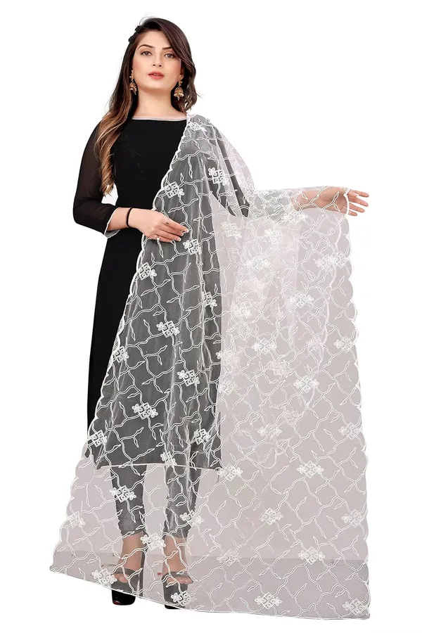 Designer_Women_Nylon_Net_Fancy_Embroidered_Dupatta_For_Women_Girl