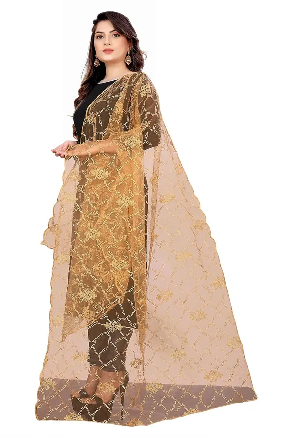 Designer_Women_Nylon_Net_Fancy_Embroidered_Dupatta_For_Women_Girl