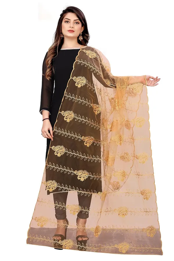 Designer_Women_Nylon_Net_Fancy_Embroidered_Dupatta_For_Women_Girl