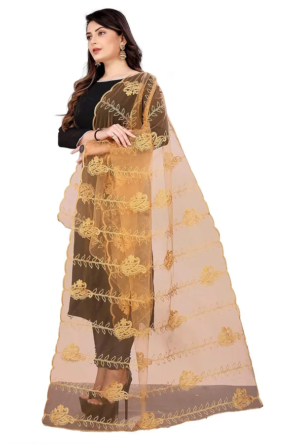 Designer_Women_Nylon_Net_Fancy_Embroidered_Dupatta_For_Women_Girl