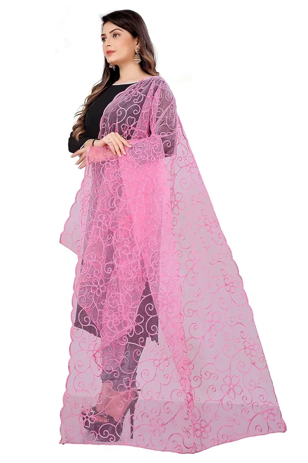 Product_Summary_Akshar_Llc_Designer_Women_Nylon_Net_Fancy_Embroidered_Dupatta_For_Women_Girl