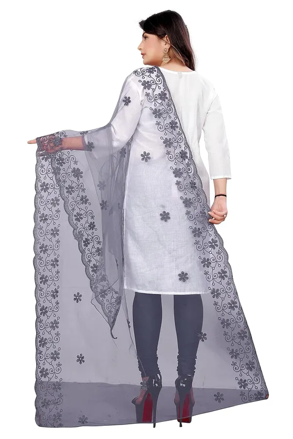 Designer_Women_Nylon_Net_Fancy_Embroidered_Dupatta_For_Women_Girl