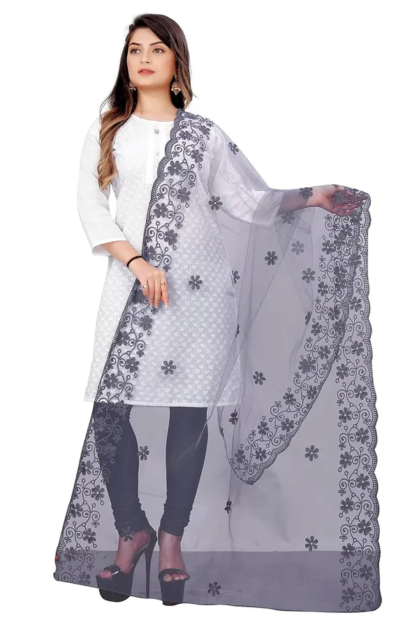 Designer_Women_Nylon_Net_Fancy_Embroidered_Dupatta_For_Women_Girl