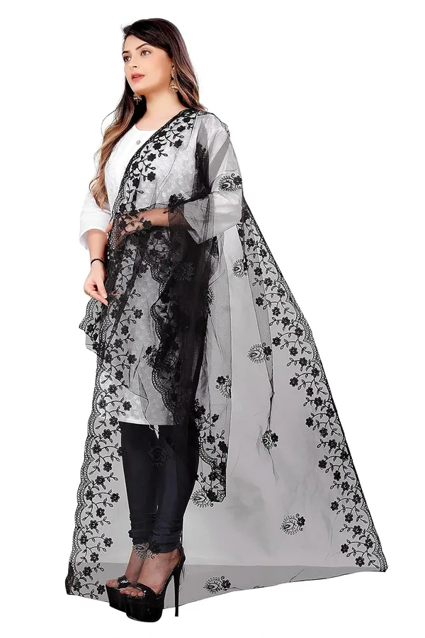 Designer_Women_Nylon_Net_Fancy_Embroidered_Dupatta_For_Women_Girl