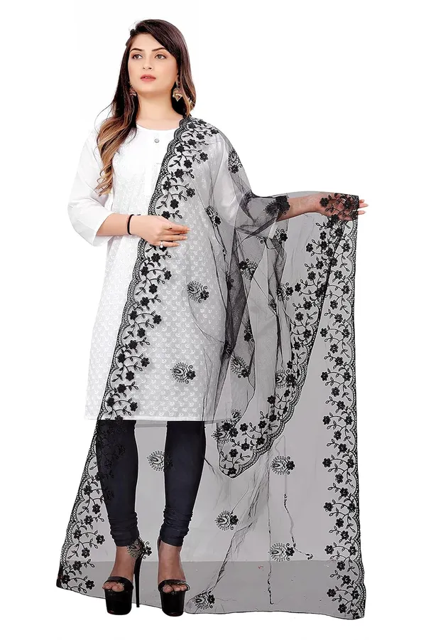 Designer_Women_Nylon_Net_Fancy_Embroidered_Dupatta_For_Women_Girl