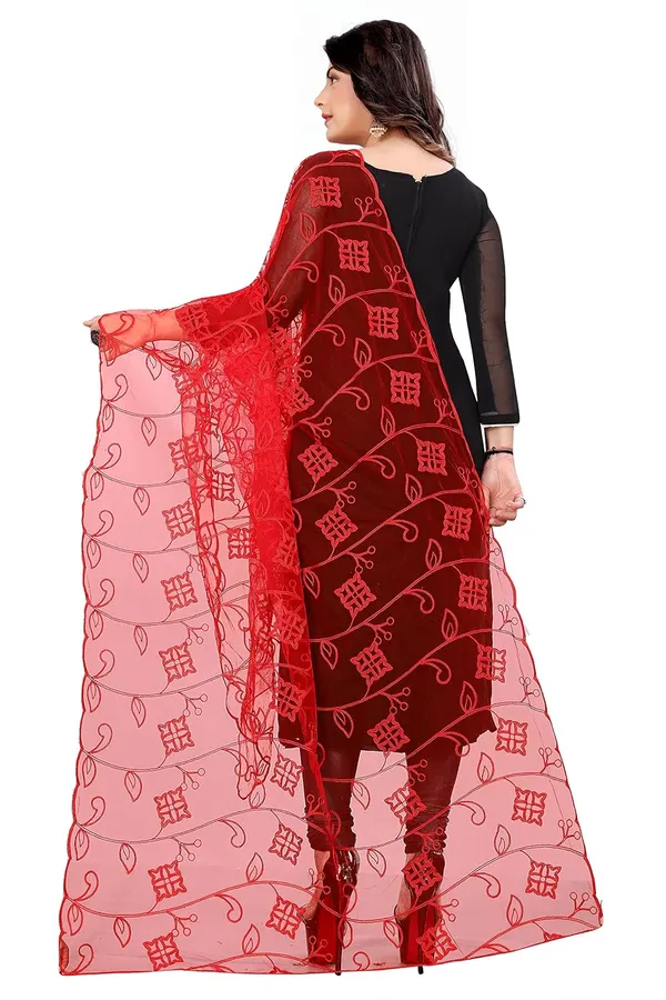 Designer_Women_Nylon_Net_Fancy_Embroidered_Dupatta_For_Women_Girl
