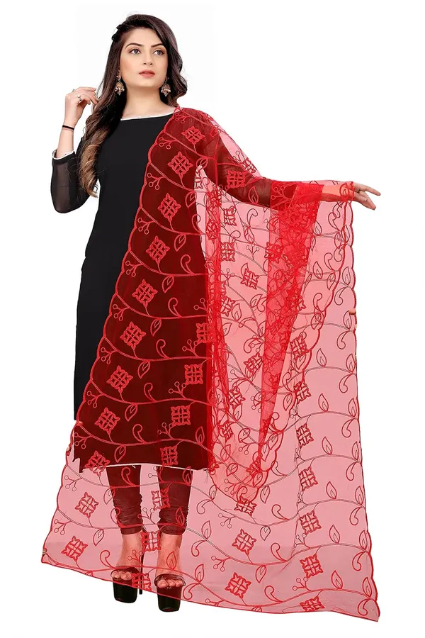 Designer_Women_Nylon_Net_Fancy_Embroidered_Dupatta_For_Women_Girl