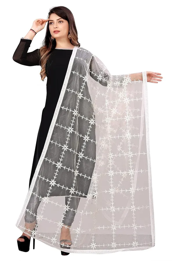 Designer_Women_Nylon_Net_Fancy_Embroidered_Dupatta_For_Women_Girls