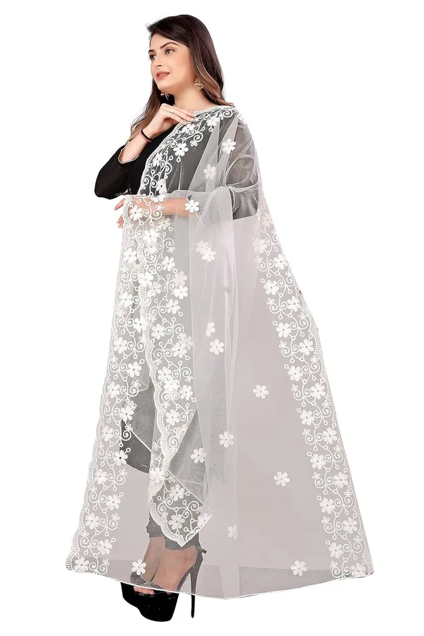 Designer_Women_Nylon_Net_Fancy_Embroidered_Dupatta_For_Women_Girl