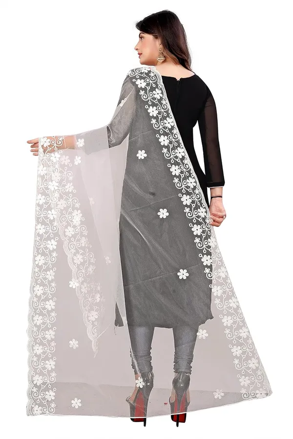 Designer_Women_Nylon_Net_Fancy_Embroidered_Dupatta_For_Women_Girl