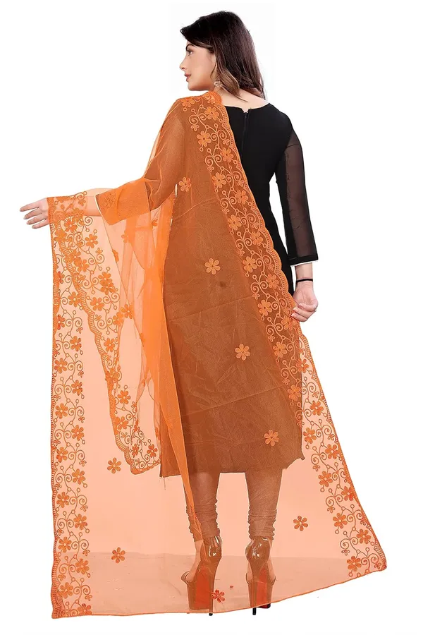 Designer_Women_Nylon_Net_Fancy_Embroidered_Dupatta_For_Women_Girl