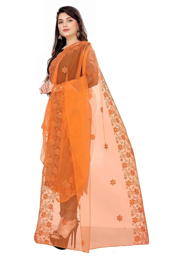 Designer_Women_Nylon_Net_Fancy_Embroidered_Dupatta_For_Women_Girl